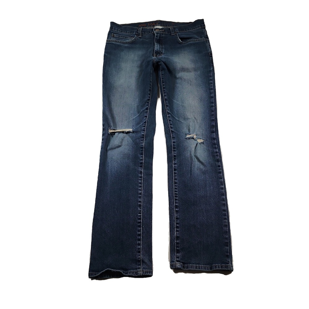 Urban Pipeline Jeans Mens 32x30 MaxFlex Straight Leg Distressed Skater Normcore
